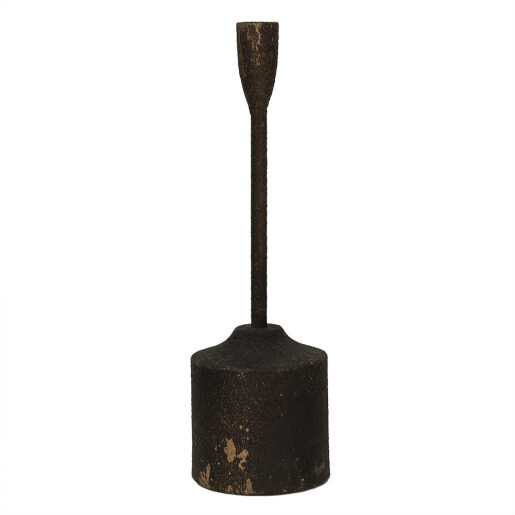 Set 3 sfesnice fier negru maro 9x40 cm, 9x35 cm, 9x30 cm
