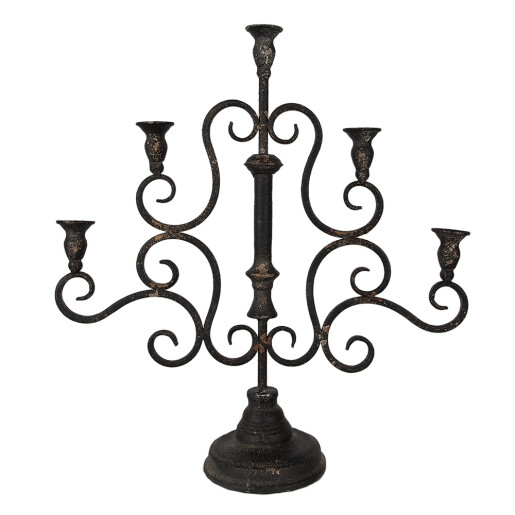 Sfesnic fier negru 46x14x49 cm
