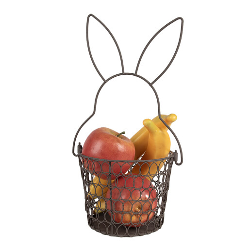 Cos fier maro Iepuras 15x34 cm