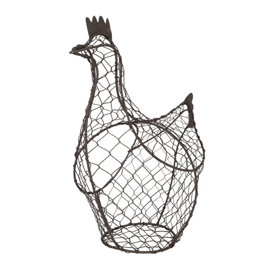 Cos Gaina metal maro 30x12x25 cm