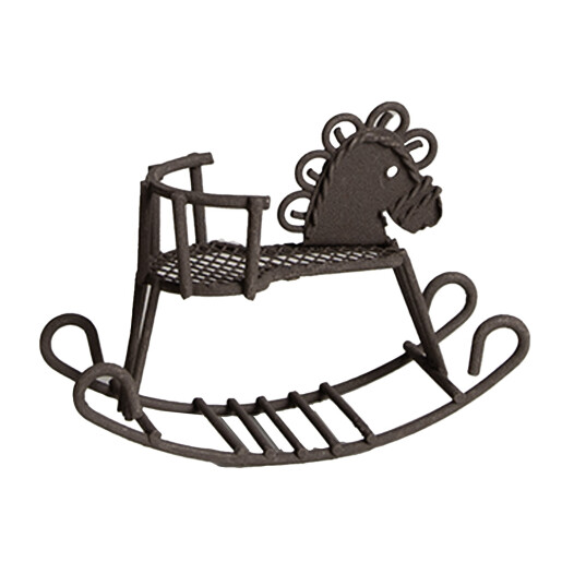 Figurina Calut fier maro 9x3x6 cm