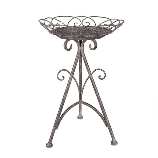 Suport ghiveci flori fier maro gri 27x40 cm
