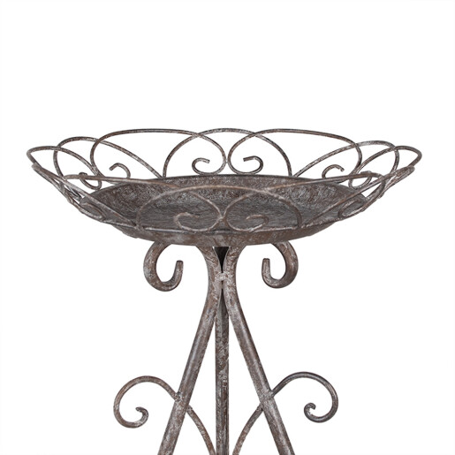 Suport ghiveci flori fier maro gri 27x40 cm