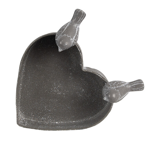 Ghiveci flori fier gri 14x12x7 cm