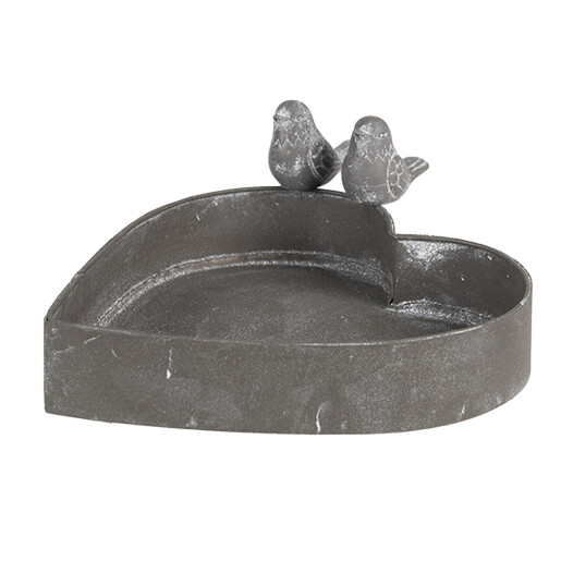 Ghiveci flori fier gri 19x17x7 cm
