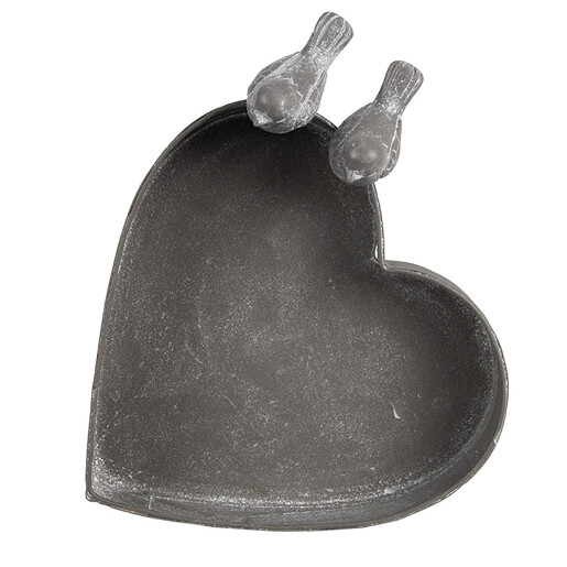 Ghiveci flori fier gri 19x17x7 cm