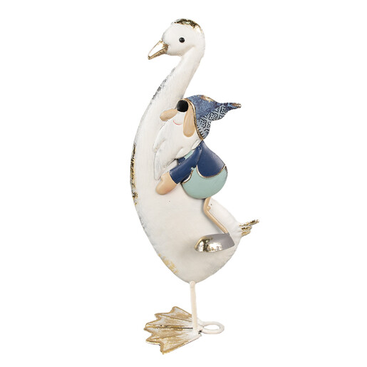 Figurina Gasca metal multicolor 15x13x36 cm