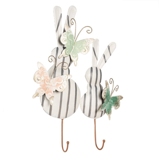 Decoratiune Iepurasi 35x6x47 cm