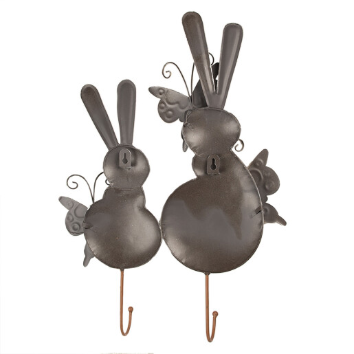 Decoratiune Iepurasi 35x6x47 cm