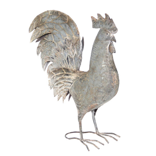 Figurina Cocos fier gri 34x14x42 cm