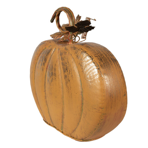Dovleac decorativ fier portocaliu 34x15x32 cm
