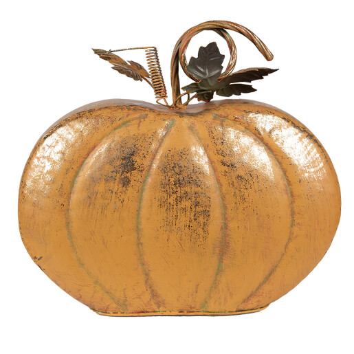 Dovleac decorativ fier portocaliu 34x15x32 cm