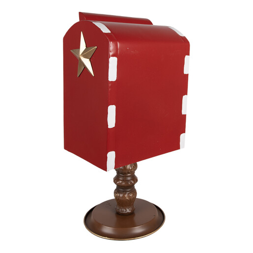 Cutie postala Craciun metal multicolor 27x22x51 cm