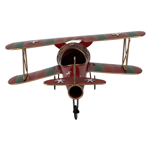 Avion decorativ metal 41x37x21 cm