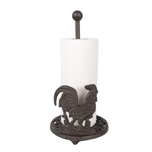 Suport rola hartie bucatarie fier maro Cocos 17x33 cm