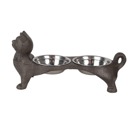 Bol hranire Pisica 39x15x19 cm, 2x225 ml