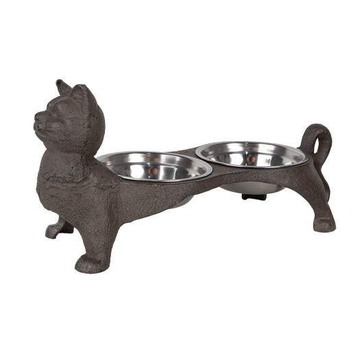 Bol hranire Pisica 39x15x19 cm, 2x225 ml