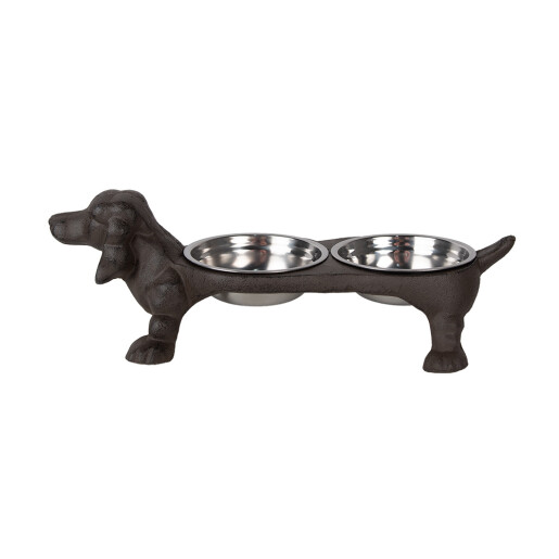 Bol hranire Caine 43x23x13 cm, 2x225 ml