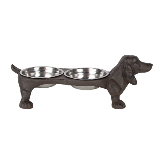 Bol hranire Caine 43x23x13 cm, 2x225 ml