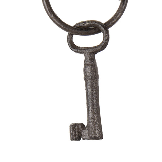 Chei decorative fier maro 6x3x13 cm
