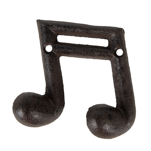 Cuier perete fier maro 10x3x9 cm