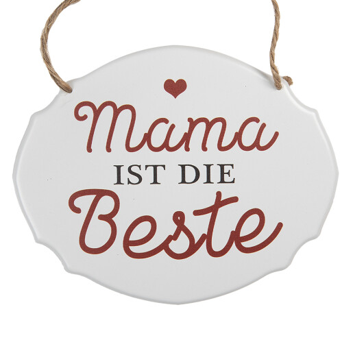 Decoratiune perete Mama metal 18x1x15 cm