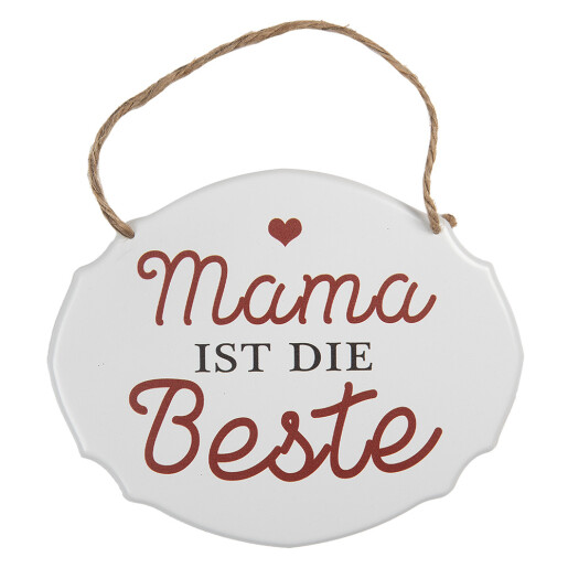 Decoratiune perete Mama metal 18x1x15 cm