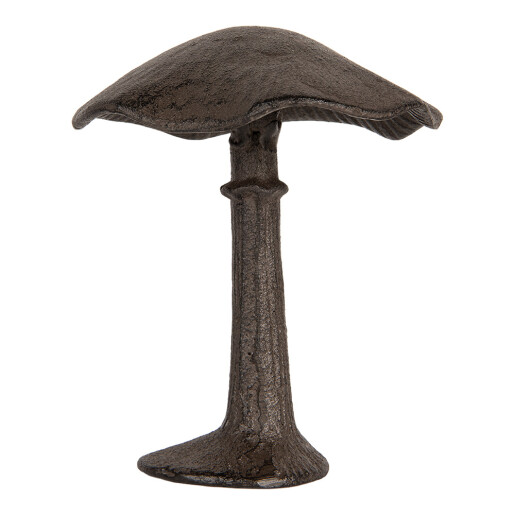 Ciupercuta decorativa metal maro 12x11x14 cm