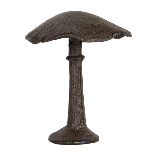 Ciupercuta decorativa metal maro 12x11x14 cm