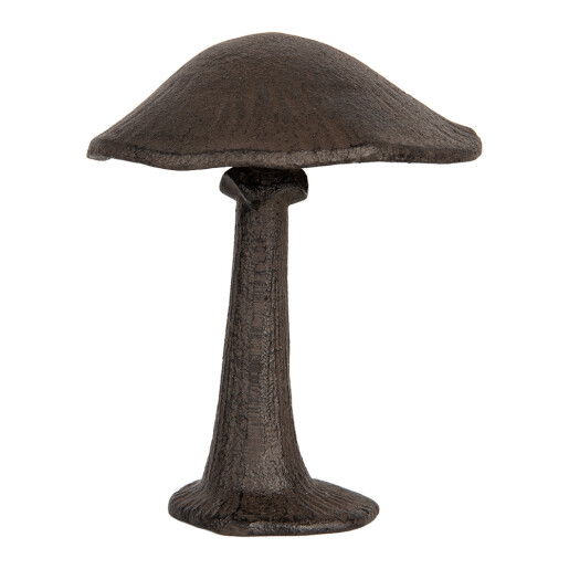 Ciupercuta decorativa metal maro 12x11x15 cm
