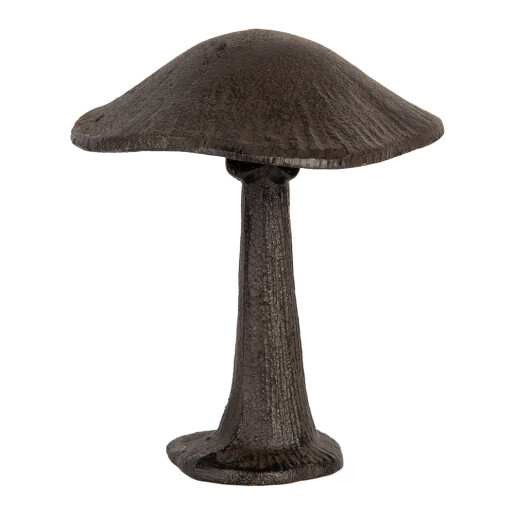 Ciupercuta decorativa metal maro 12x11x15 cm