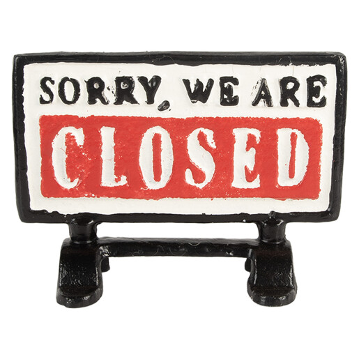 Semn magazin metal multicolor 16x7x12 cm