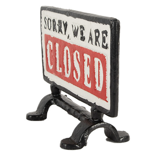 Semn magazin metal multicolor 16x7x12 cm