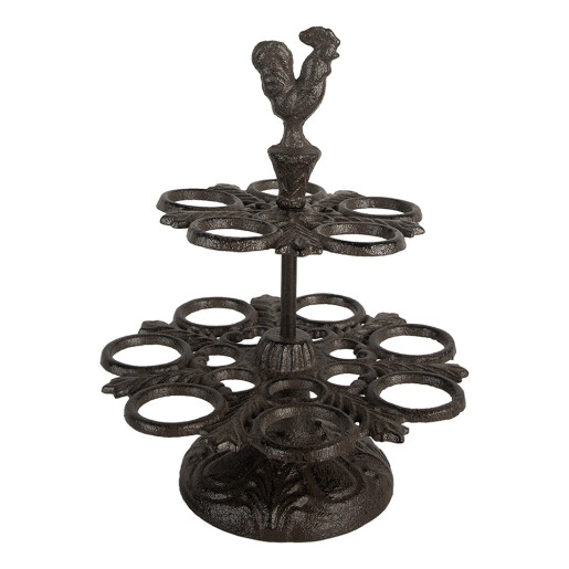 Suport oua fier maro Ø 19x24 cm Suport oua fier maro Ø 19x24 cm