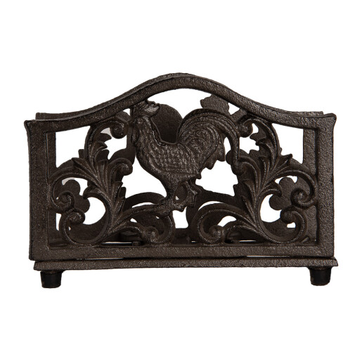 Suport servetele fier maro 17x6x12 cm Suport servetele fier maro 17x6x12 cm