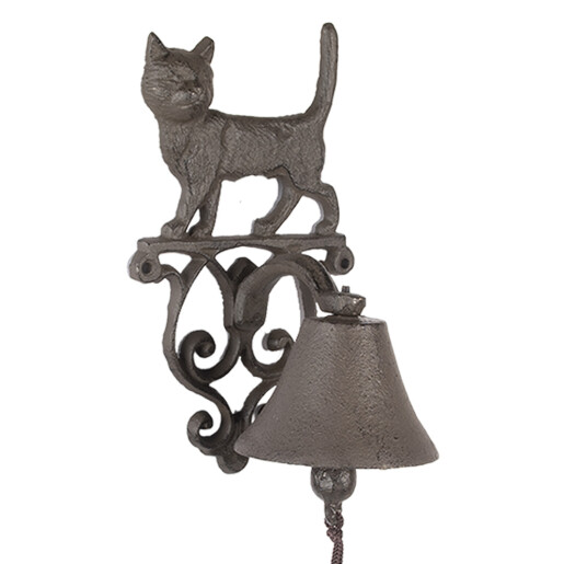 Clopotel perete fier maro 14x14x24 cm