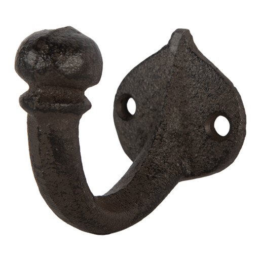 Cuier perete fier maro 4x7x6 cm