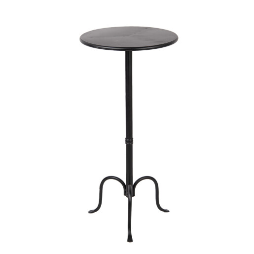 Masuta metal negru Ø 38x78 cm