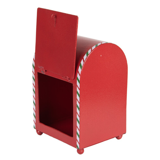 Cutie Postala Craciun metal multicolor 14x13x19 cm