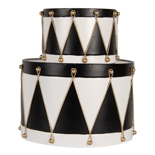 Set 2 Tobe Craciun metal multicolor (2) Ø 40x25 / Ø 26x17 cm