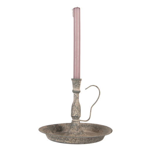 Sfesnic lumanari metal gri vintage Ø 23x19 cm