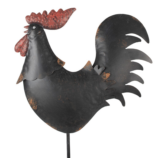 Figurina Cocos metal multicolor 33x12x64 cm