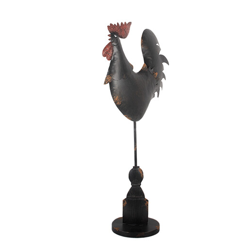 Figurina Cocos metal multicolor 33x12x64 cm