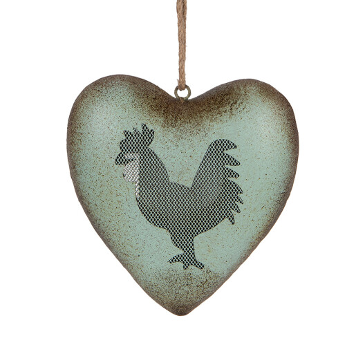 Decoratiune metal Cocos 23x7x23 cm