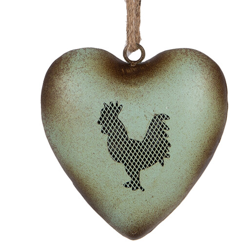 Decoratiune metal Cocos 14x5x14 cm