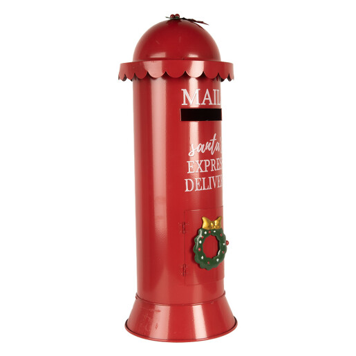 Cutie Postala Craciun metal multicolor Ø 19x52 cm