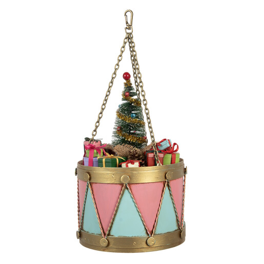 Decoratiune Craciun Toba metal Ø 17x25/37 cm