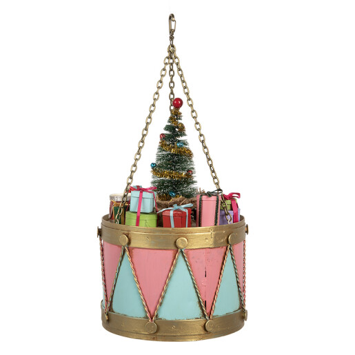 Decoratiune Craciun Toba metal Ø 17x25/37 cm