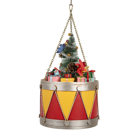 Decoratiune Craciun Toba metal multicolor Ø 21x34/43 cm