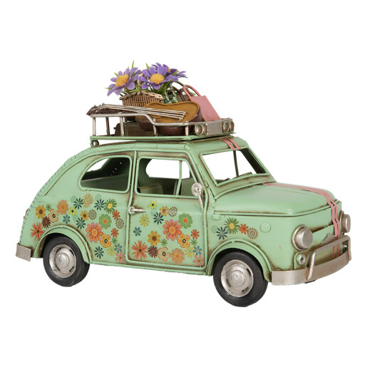 Macheta Masina retro metal multicolor 26x12x18 cm